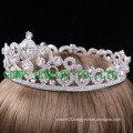 2016 Bride Slloy Silver Plated Rhinestone Crown